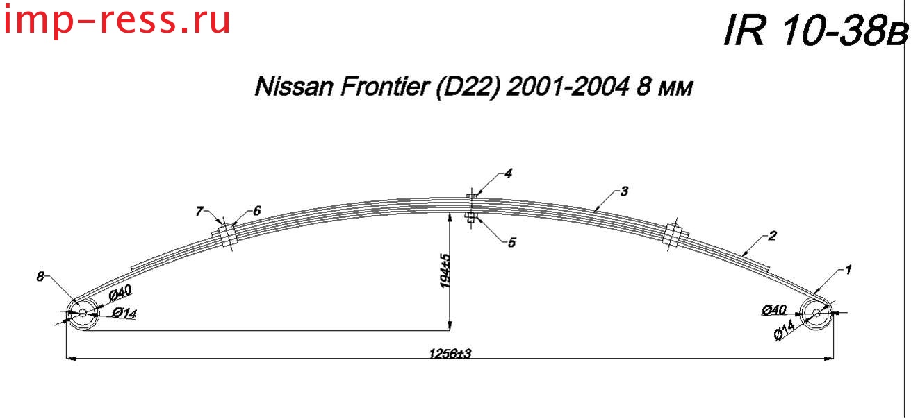 NISSAN FRONTIER (D22) 1998-2007  ..    (. IR 10-38)
  .
  60*8 ,