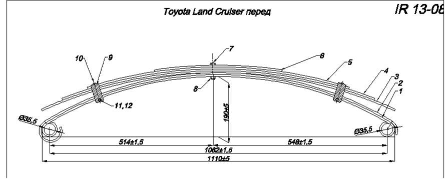 TOYOTA LAND CRUISER 75   (IR 13-08)   
        .,