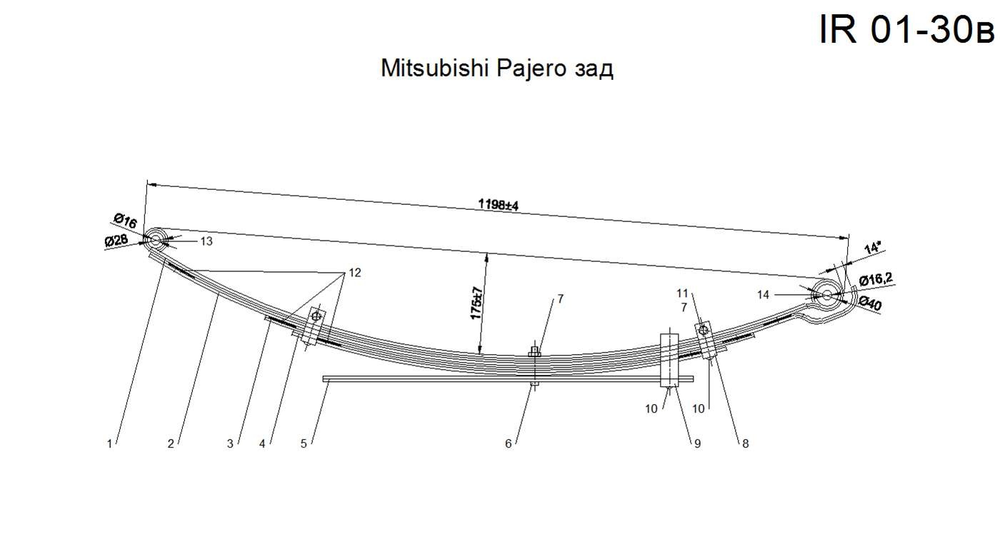 MITSUBISHI Pajero   (. IR 01-30)
,  PAJERO