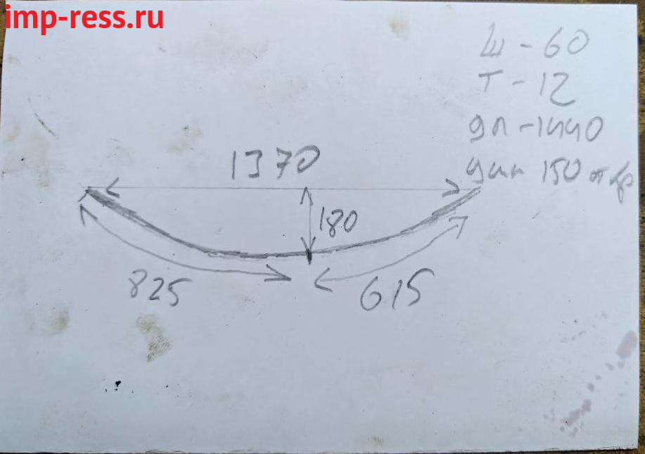 Рессорный лист 60*12  825/615 с хомутами
Лист укомплектован хомутам с двух сторон на расстоянии 150 мм от края,Изготовление рессор на заказ по образцами или чертежам. Для заказа свяжитесь с нами. Напишите <a href="mailto:k@imp-ress.ru">на почту</a> или позвоните <a href="mailto:+7%20902-47-57-150">по телефону</a>.