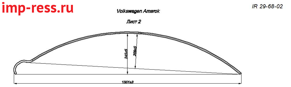 VOLKSWAGEN AMAROK     2   (3- ) (.IR 29-68-02)
 .
   70*11 ( 70*10),